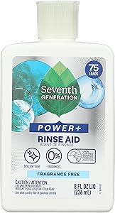 Seventh Generation Rinse Aid Free and Clear - 8 fl oz, Packaging May Vary