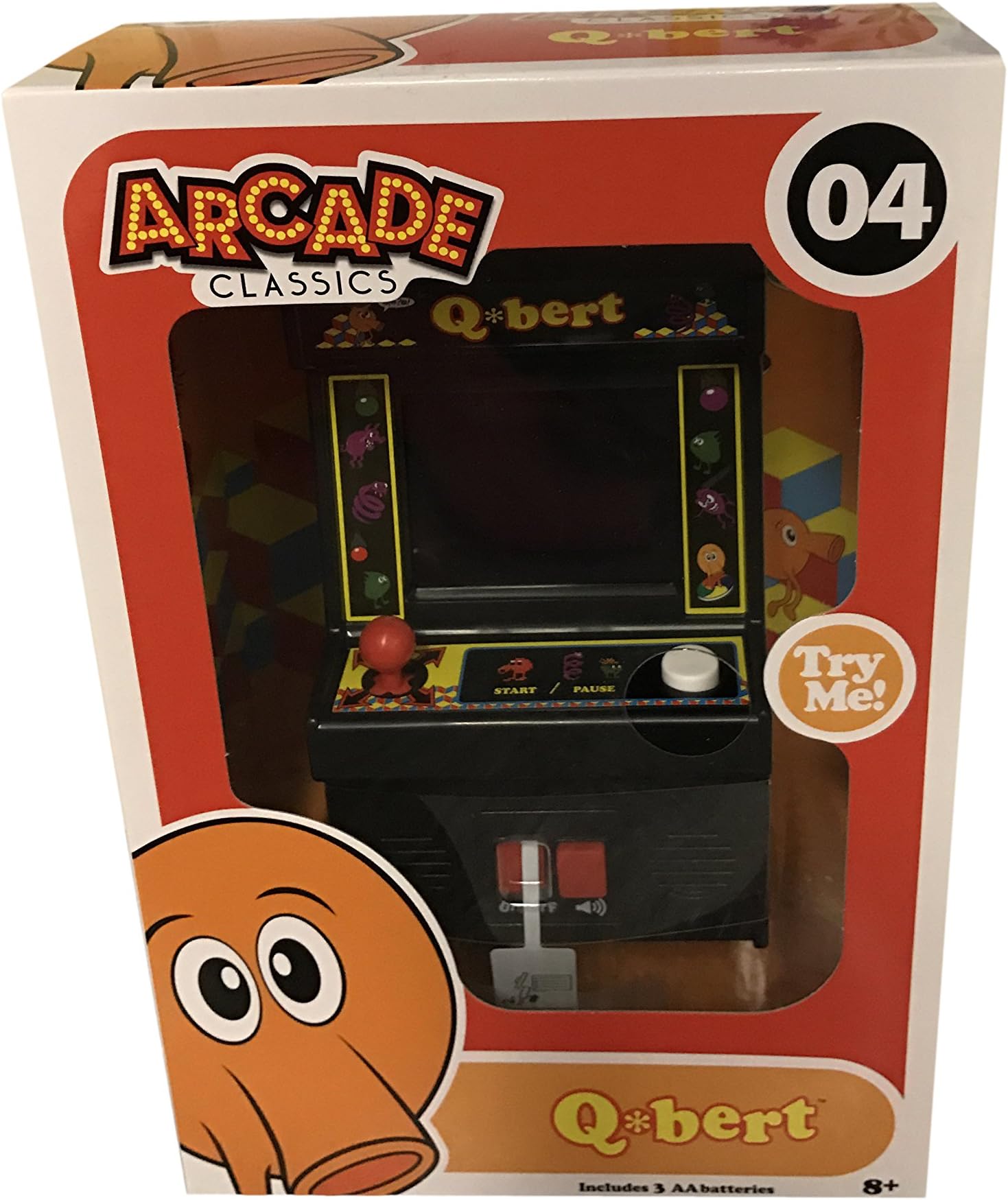 Qbert Classic Mini Arcade Game