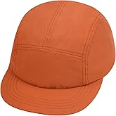 Croogo 5 Panel Short Brim Baseball Cap Casual Trucker Hat Flat Bill Sport Cap Solid Color Umpire Dad Hats Fitted Caps