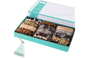 BARNETTS FINE BISCOTTI Barnetts Birthday Gifts for Women & Men, Gourmet Chocolate Biscotti Cookies, Unique Prime Food Happy Birthdays Gift Basket, for Wife Mom Dad Sister Girlfriend