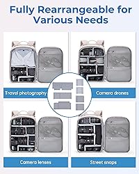BAGSMART Camera Backpack, DSLR SLR Small Camera