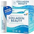 Swedish Nutra - Collagen Beauty | 10,000 mg Hydrolyzed Marine Collagen Liquid Supplement - 20 x 25 ml Daily Shots | Hyaluronic Acid and Vitamin C to Support Healthy Hair, Skin, Nails | Sugar-Free