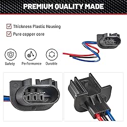 RED WOLF 9008 H13 Socket 3 PIN Male Wiring Socket