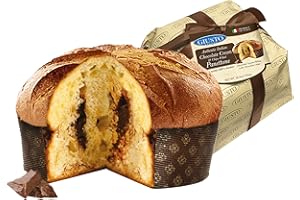 Giusto Sapore Italian Panettone Premium Chocolate Gourmet Bread - Traditional Italian Dessert - Imported from Italy and Family Owned - 26.4oz