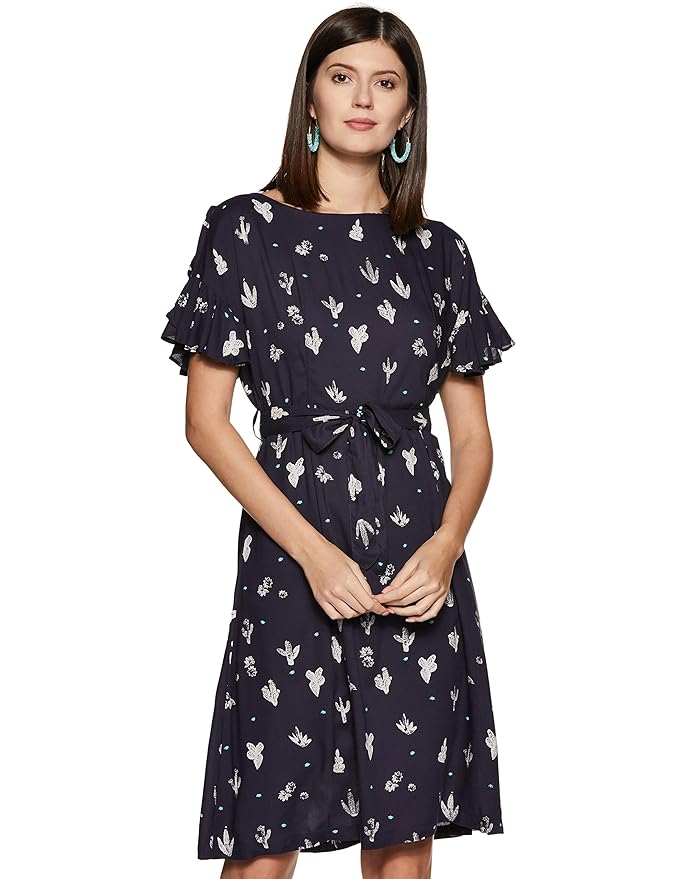 Buy Park Avenue Women Synthetic aline Dress (PWEE00876B8