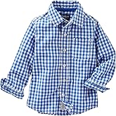 OshKosh B'Gosh Boys Woven Buttonfront, Plaid, 5
