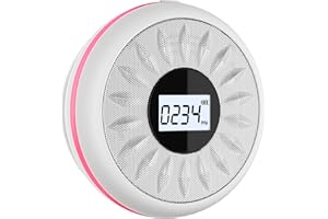 HATHEPHS Smoke Detector Carbon Monoxide Detector Combo, 10-Year Battery Dual Sensor Smoke Alarm CO Detector with Large Display, UL 217 & UL 2034 Standards, 2 Installation Ways