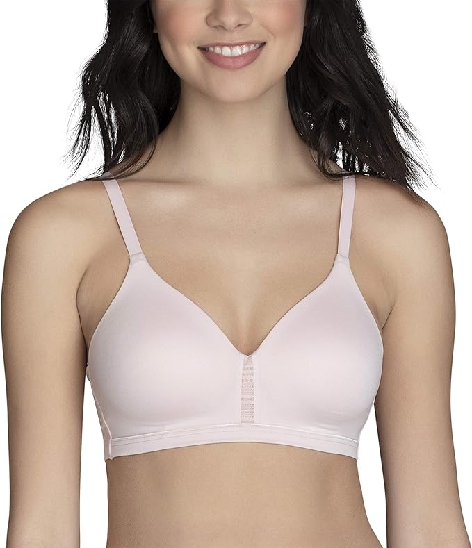 Vanity Fair Women's Beyond Comfort Seamless Back Wireless Bra at Amazon