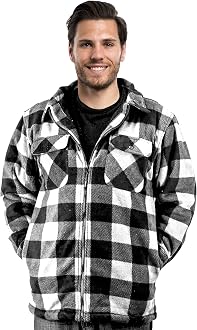Heavy Fleece Sherpa Lined Shirt Jacket 
