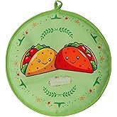 Tortilla Warmers, Premium Insulated Fabric Pouch, Tortilla Holder, Keeps Tacos, Naan, Pizza Warm (1 PACK,Green)
