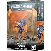 Games Workshop - Warhammer 40,000 - Space Marines: Captain with Jump Pack (2023 Edition), Black