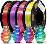 YOUSU Tricolor PLA Filament 1.75mm 1kg Triple Color Silk Coextruded 3D Printer view 1