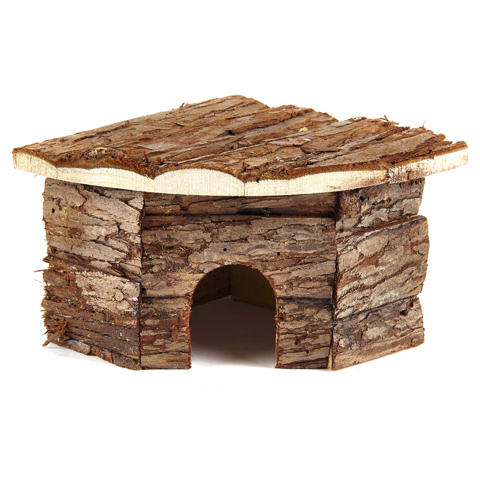 Pet Ting Natural Living Corner House For Small Animals Real Wood Mouse Hamster Gerbil Rat
