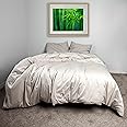 Viscose from Bamboo & Cotton Duvet Cover – Soft & Breathable – Queen Size – Invisible Button Closure – Oeko-Tex Certified