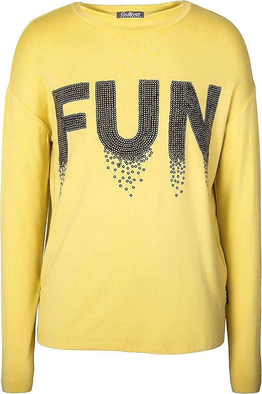 girls yellow long sleeve shirt