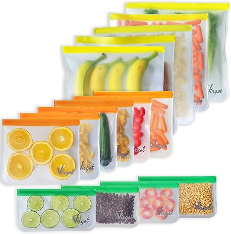 reusable bags ziplock