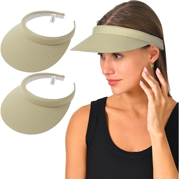 Amazon.com: Cynthia Rowley Bonded Visor (US, Alpha, One Size  display picture 3