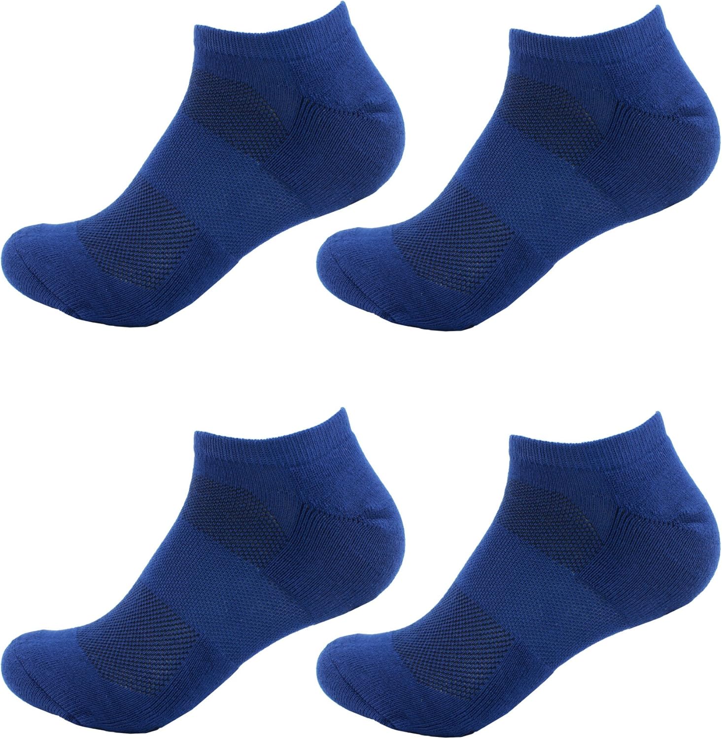 Men's Rayon from Bamboo Fiber Colored Sports Superior Wicking Athletic Ankle Socks - 4 Pair Value Pack at  Men’s Clothing store