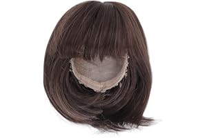 Long Heat Resistant Doll Wig - BJD SD Mix Slightly Curly Synthetic Hair for Women Girl DIY Dolls (Dark Brown)