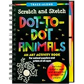 Dot-to-Dot Animals Scratch &amp; Sketch (Trace-Along)