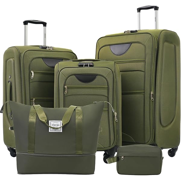 タジ　Ｌサイズ Amazon.com: Merax Softside Luggage Set Softshell Lightweight 3