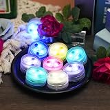 ALED LIGHT 6 Pieces Mini LED Diving Lights RGB Remote Waterproof Underwater view 7