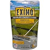 CAF EXIMO | Concrete Cleaner Powder | Oil Stain Remover, Driveways, 0.75 lb | Concrete Cleaner Powder Targets Oil Stains on Driveway, Garage Floor, Basement &amp; Walkway Surfaces With Waterless Application.