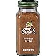 Simply Organic Five Spice Powder, 2.01 Ounce