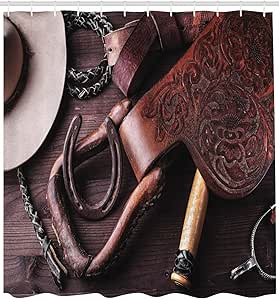 Dor675ser Cortina de Ducha de 72 x 79 Pulgadas, decoración de baño