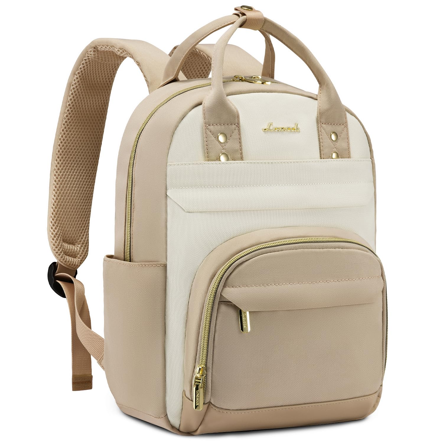 Photo 1 of LOVEVOOK Mini Backpack Purse for Women, Small Backpack Bag, Light Weight Stylish Backpack for Daily Travel, Khaki-Beige-Light brown