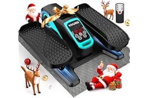 VIVURN-018 Under Desk Elliptical 12 Speed 5 Modes Mini Motorized Leg Exerciser While Sitting for Seniors As Seen on TV with Non-Slip Mat Quiet & Portable Electric Pedal Exerciser for Home and Office