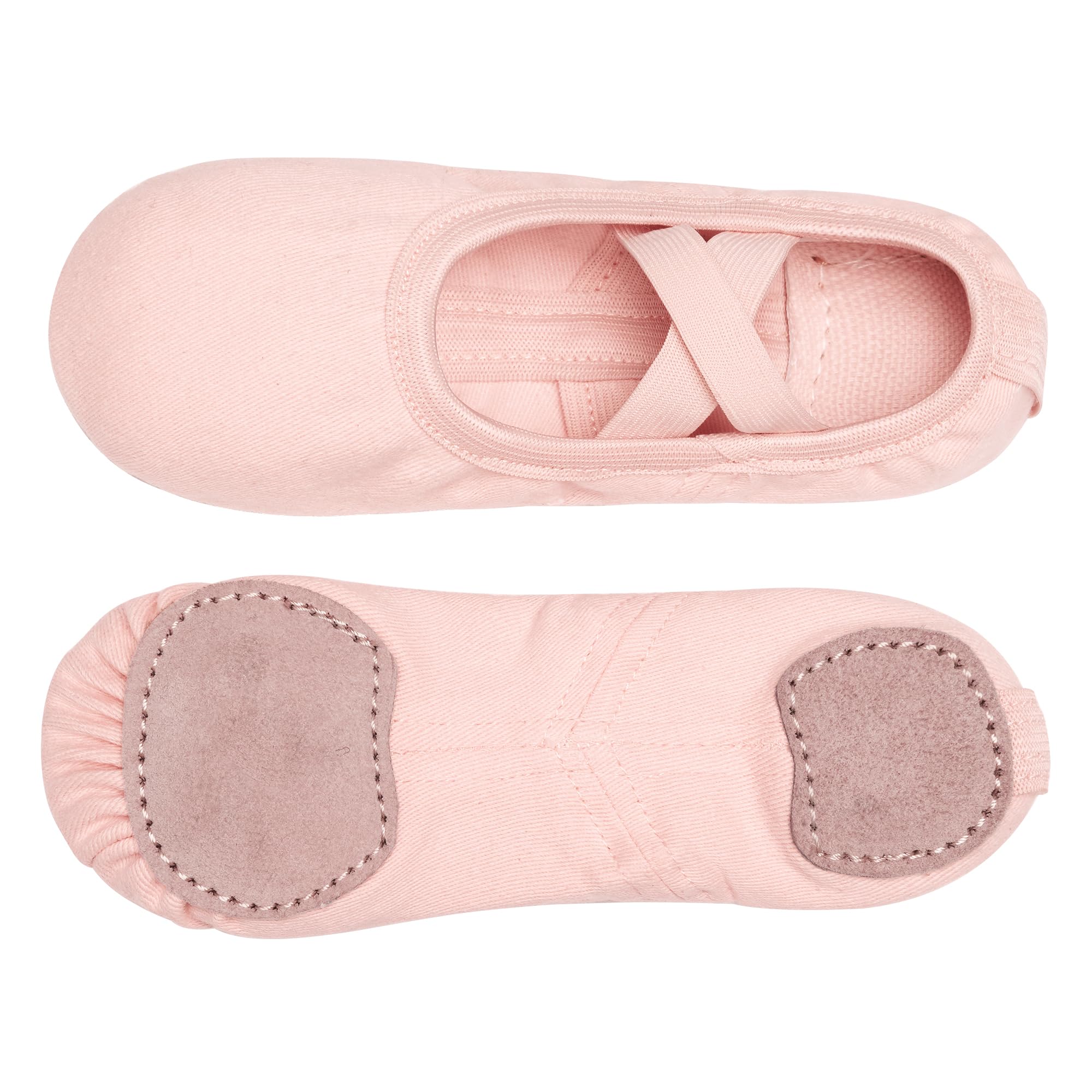 Stelle Ballet Shoes Toddler Slippers Highly Elastic Canvas Girls Ballerina Dance Shoes for Toddler/Little Kid/Big Kid/Women