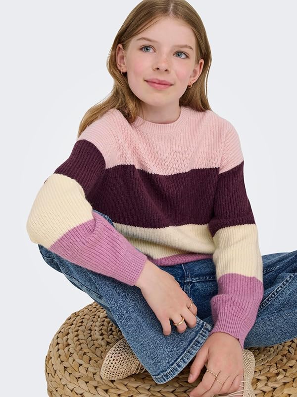 Jersey de Punto para niña KOGSANDY, Mauve Wine, 158-164