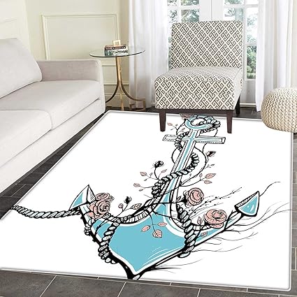 Amazon Com Anchor Dining Room Home Bedroom Carpet Floor Mat