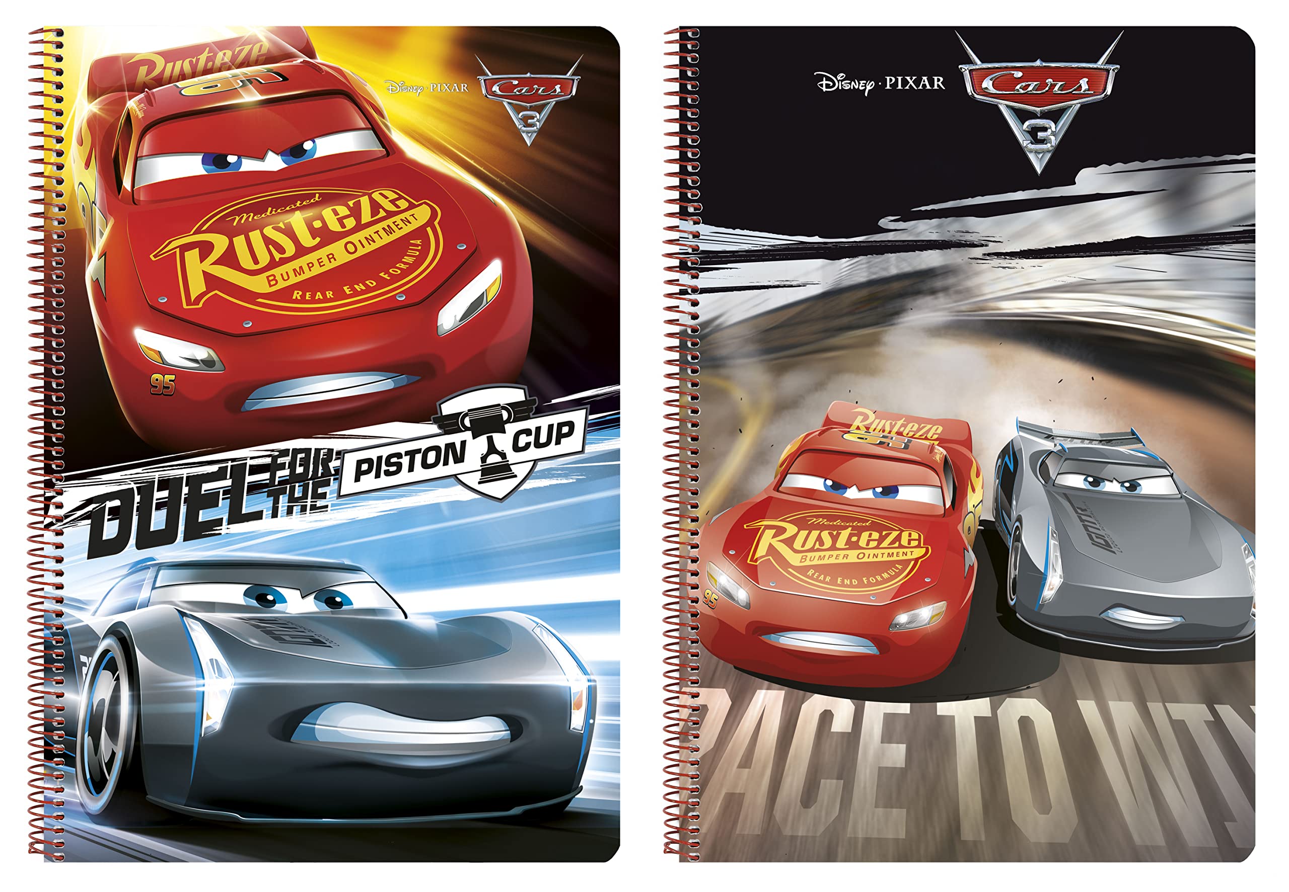 Cars 3 Official Notebook, 80 Sheets, Hardcover