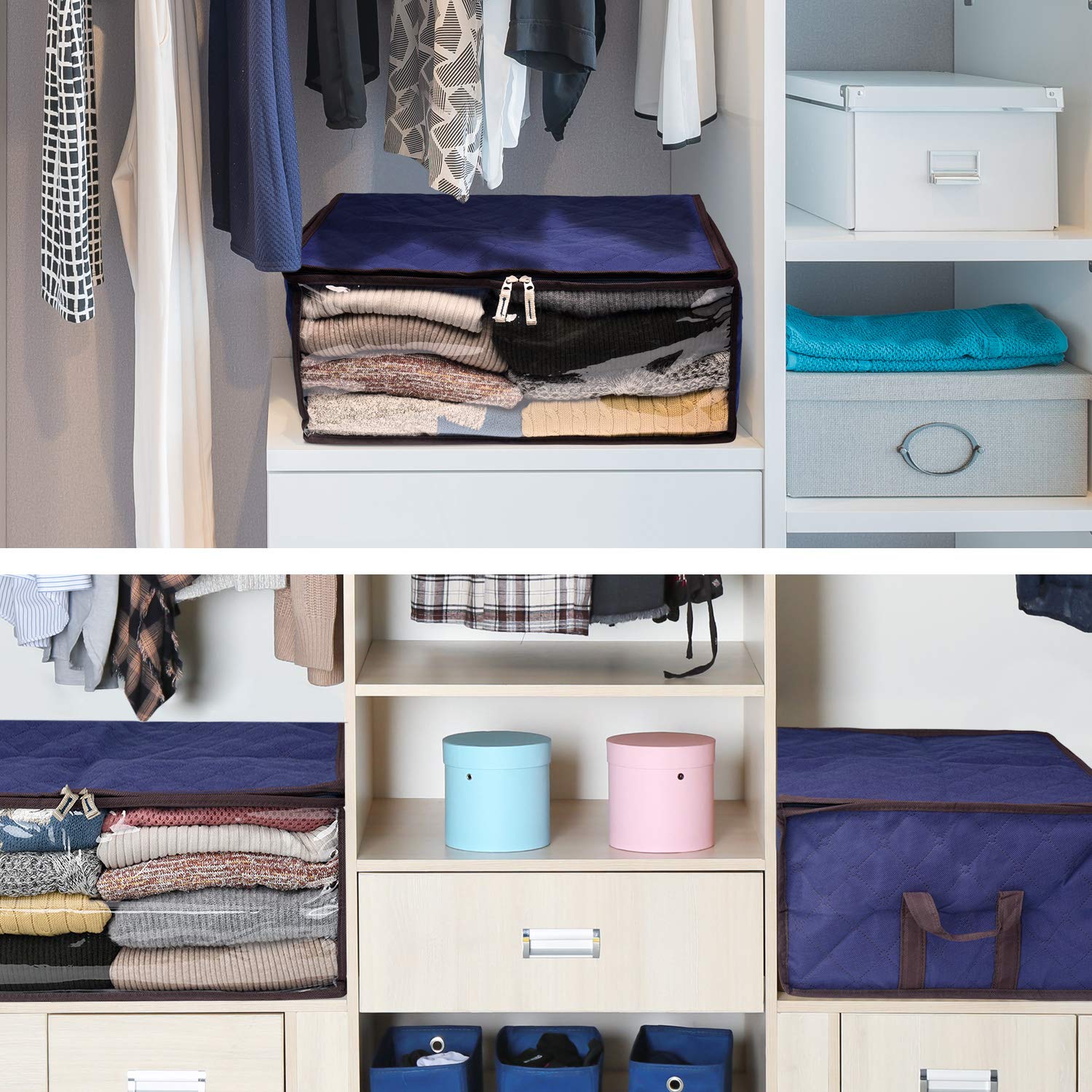 Titan Mall Clothing Organizer Bags Bamboo Charcoal Fiber Storage Units for Clothes 19\