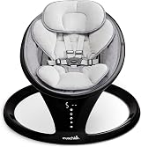 Munchkin Electric Baby Swing Bluetooth Enabled Rocking Chair Black