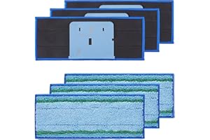 ANBOO 6 Pack Wet Mopping Pads for Irobot Braava Jet M6 Ultimate Robot Mop, Upgraded M6 Wet Sweeping Mop Pads Washable and Reusable Microfiber Replacement Cleaning Parts