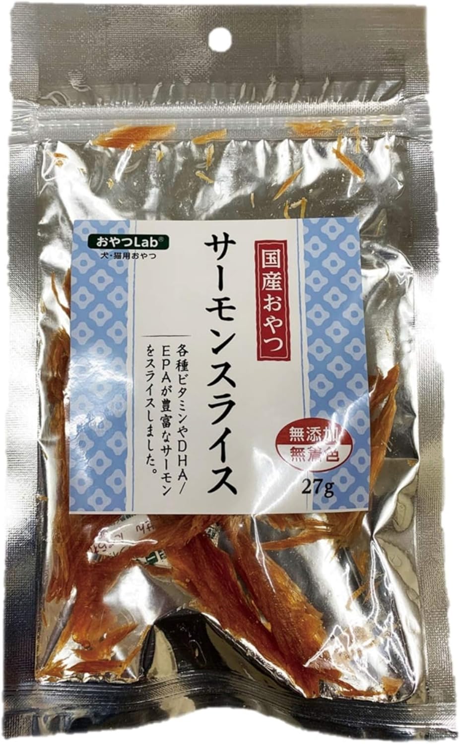 Amazon Co Jp おやつラボ 犬用おやつ サーモンスライス 162g 27g 6個入 まとめ買い ペット用品