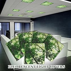 4 Pack Fluorescent Light Shade Panel Ceiling Light
