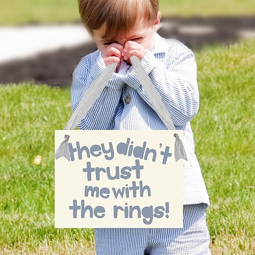 Amazon Com They Didn T Trust Me With The Rings Sign Funny Ring