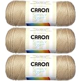 Caron - Simply Soft - Pack of 3 Solid Thread Balls 6 oz