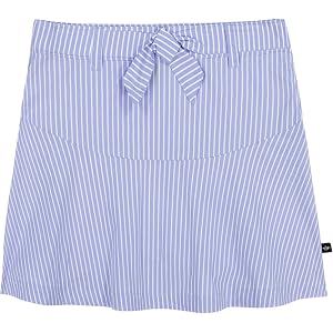Dockers Girls' Stripe Poplin Flounce Skirt with Belt