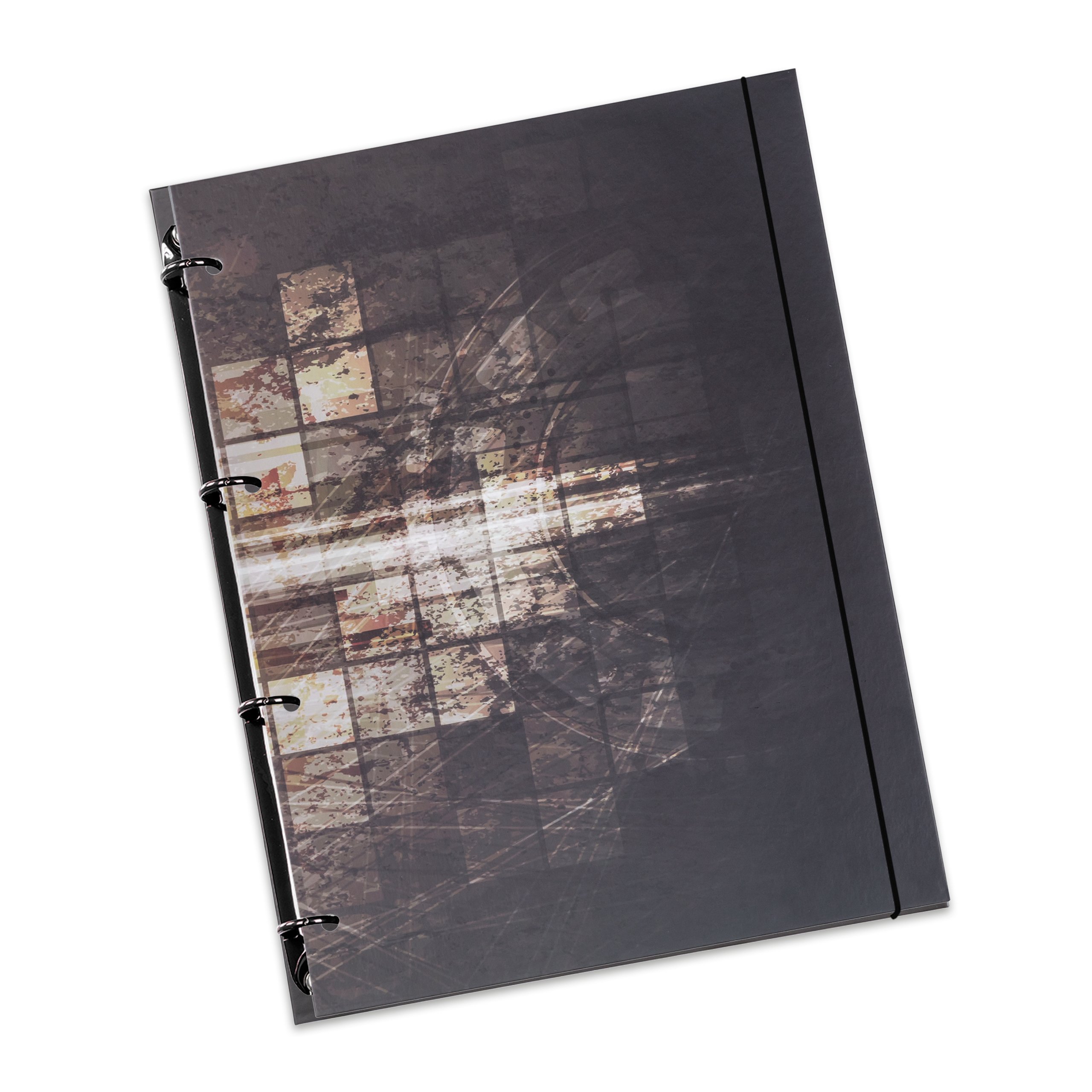 flexiNotes Notebook A5, type: grunge, blank, 75 sheets blank, ring S