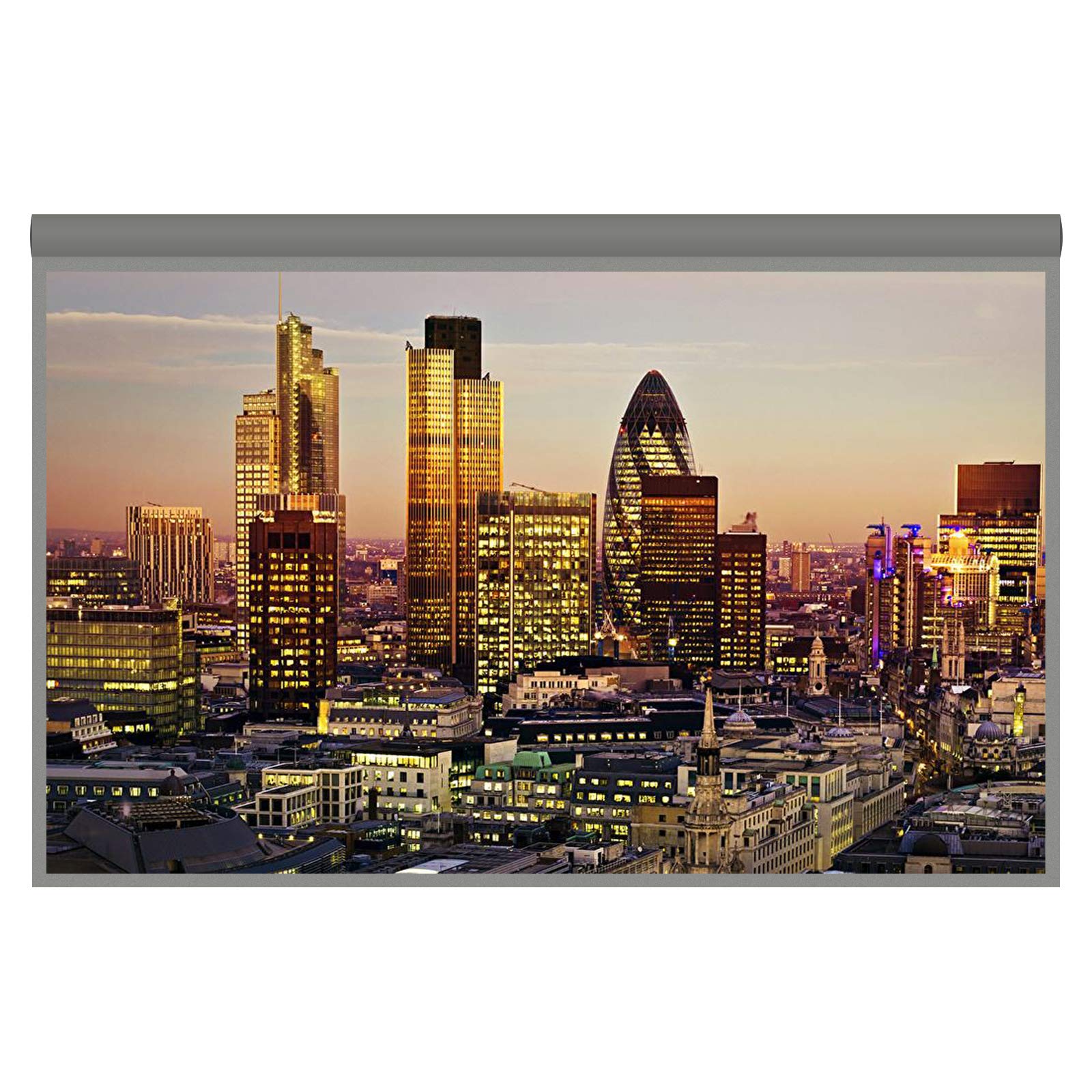 iFCOW Projector Curtain Screen Portable Foldable Anit-light Rear Projection Screen Projection Screen 16:9