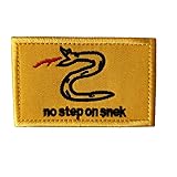No Setp On Snek Patch Embroidered Applique