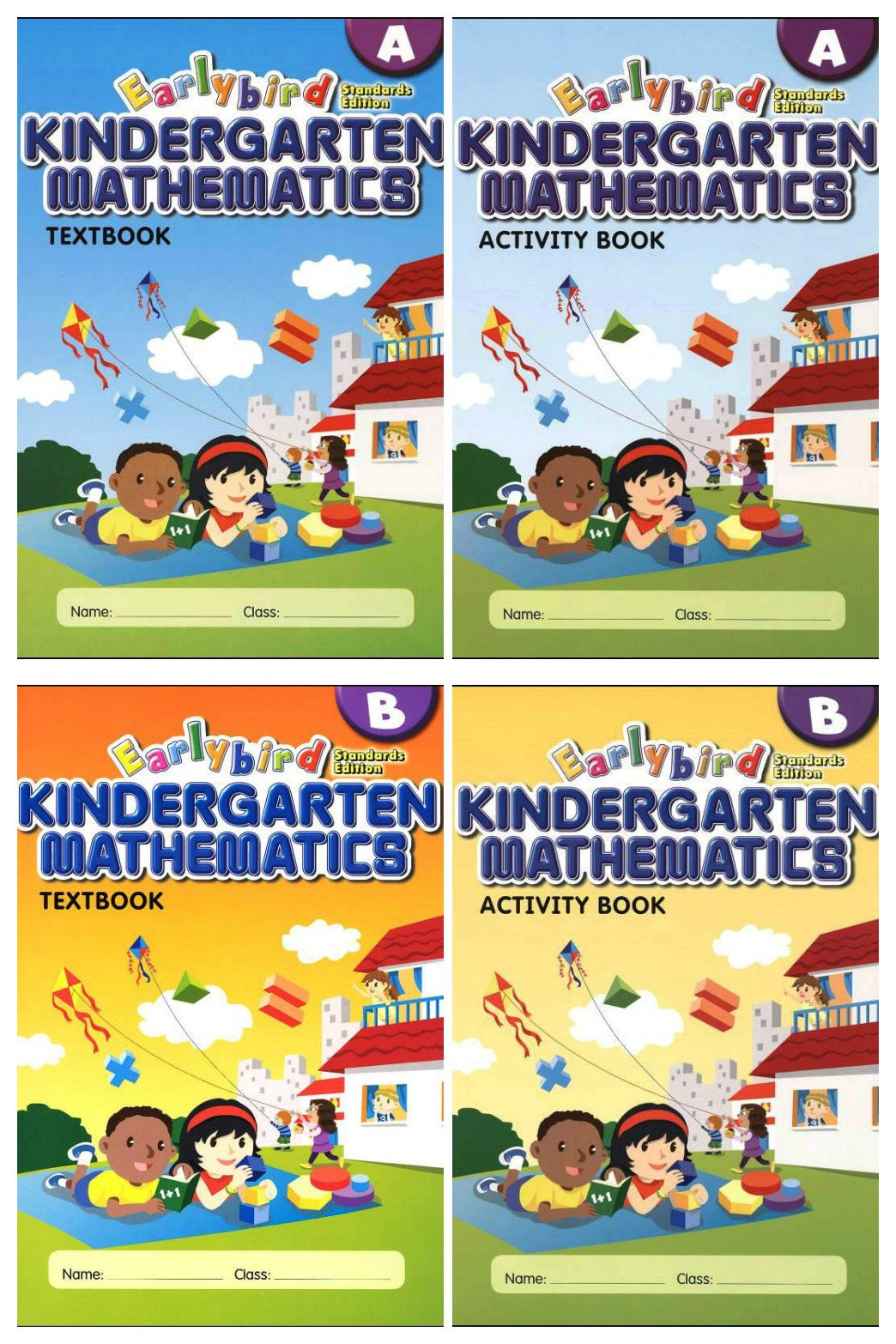 Earlybird Kindergarten Mathematics 4 Books Set (Standard Edition): Singapore Math Inc, Singapore Math Inc: Amazon.com: Books