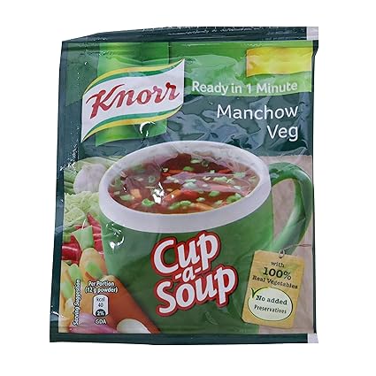 Knorr Cup A Soup Instant Soup, Manchow Veg, 12g