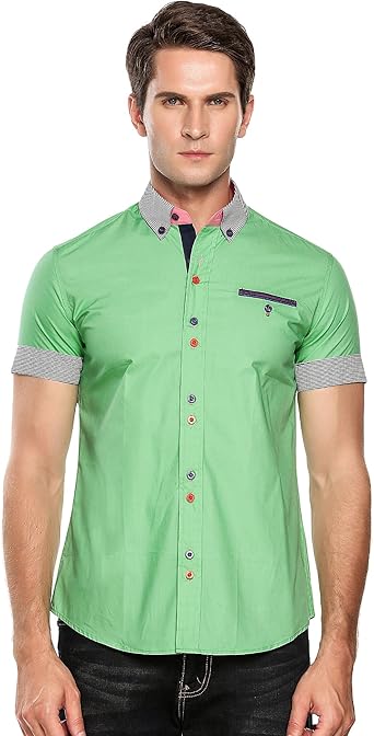 large collar dress shirts