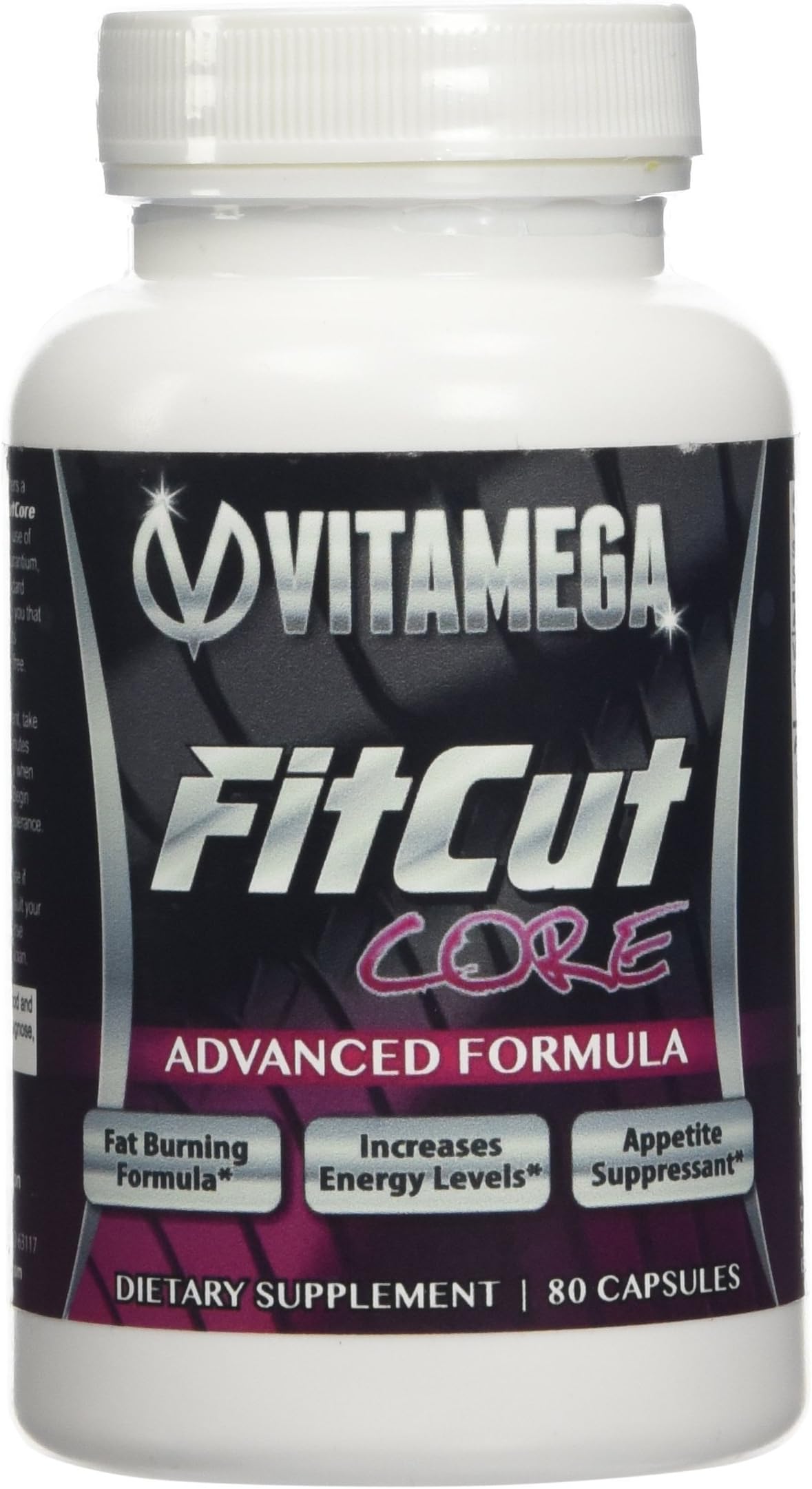 VitaMega Fitcutcore Advanced, Weight Loss and Management, Appetite Control and Thermogenic Diet Pill